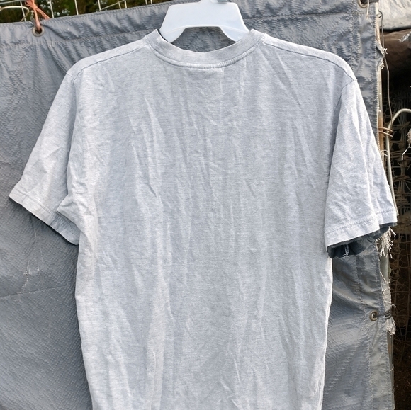 Womens thick grey t-shirt - Picture 2 of 3